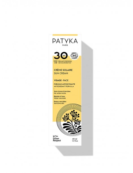 Patyka Creme Solaire Visage spf30 packaging