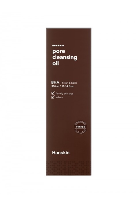 Hanskin Pore Cleansing Oil BHA Box