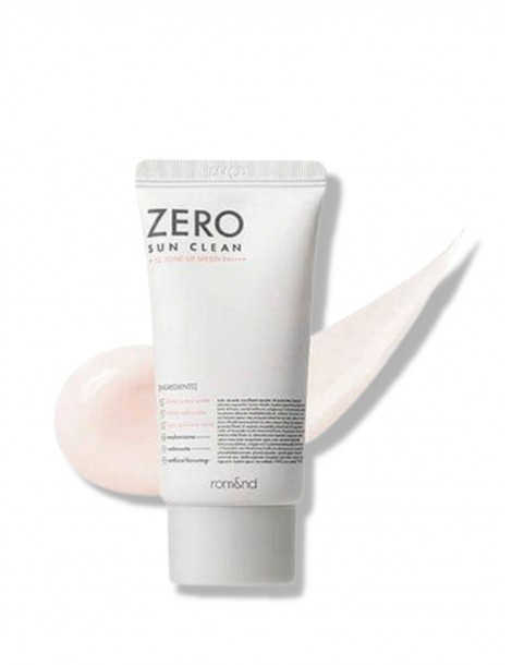 ROM&ND Zero sun Clean SPF 50+ PA ++++ 02 Tone up Texture Producto