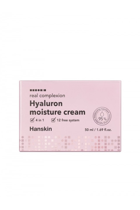 Hanskin Real Complexion Hyaluron Moisture Cream Box