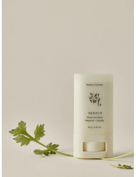 Beauty of Joseon Matte Sun Stick: Mugwort + Camelia SPF50+ Producto Ingrediente