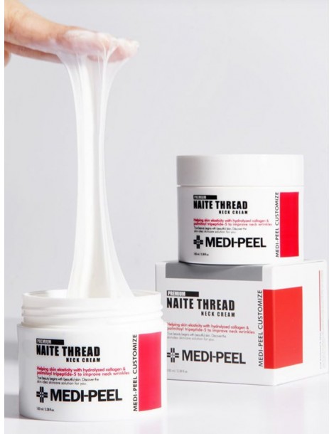 Medi-Peel Premium Naite Thread Neck Cream Textura Foto Producto