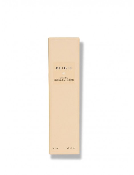 Beigic Classic Hand & Nail Cream - Geranium & Sandalwood Packaging